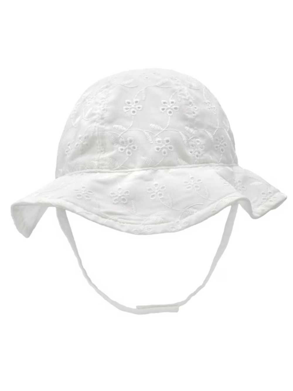 Carter’s White Eyelet Sun Hat for babies (6-12mp)